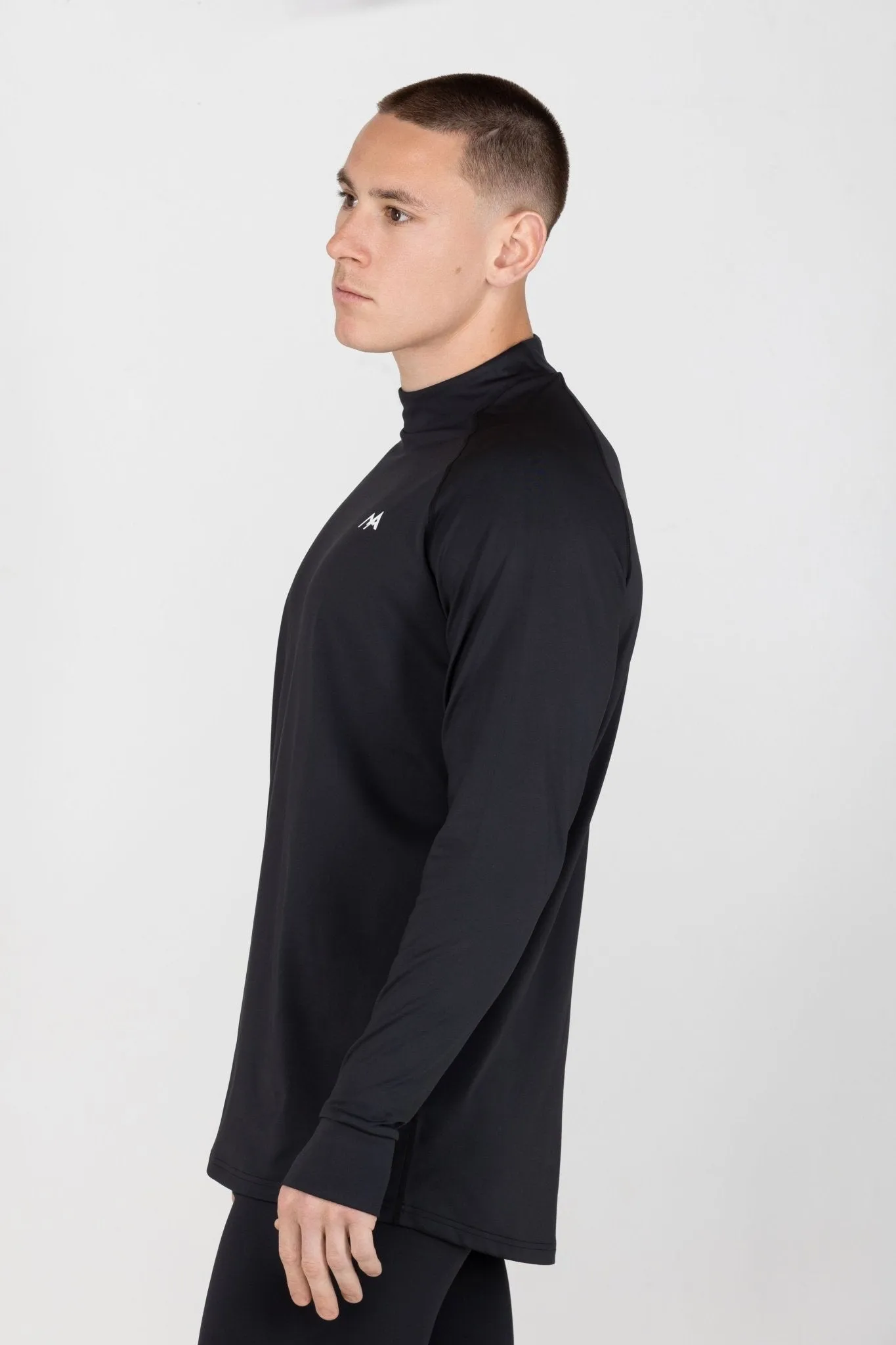 Men's Thermal Base Layer Top Black