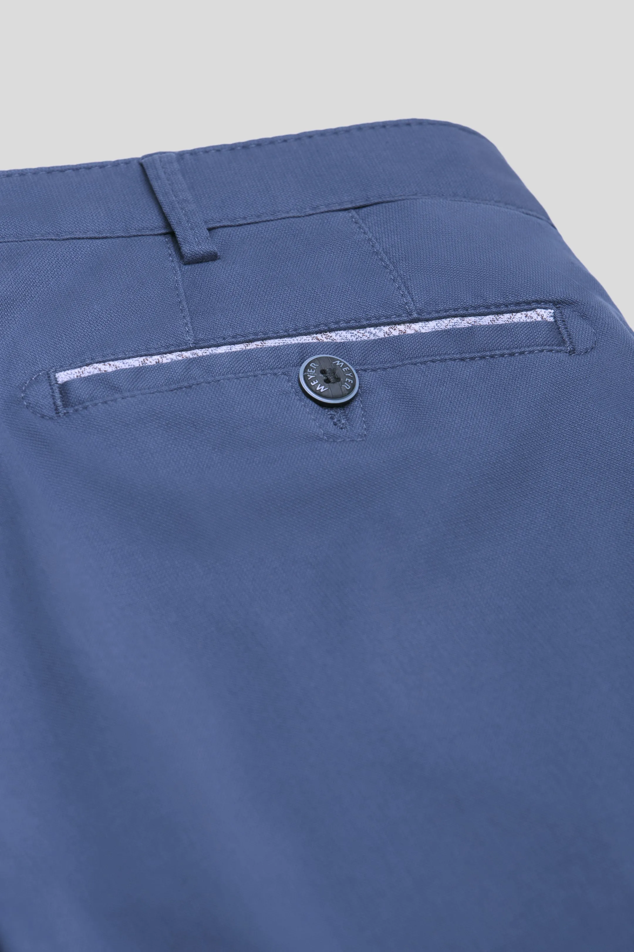 MEYER Roma Trousers - 5070 Fine Cotton Chinos - Blue
