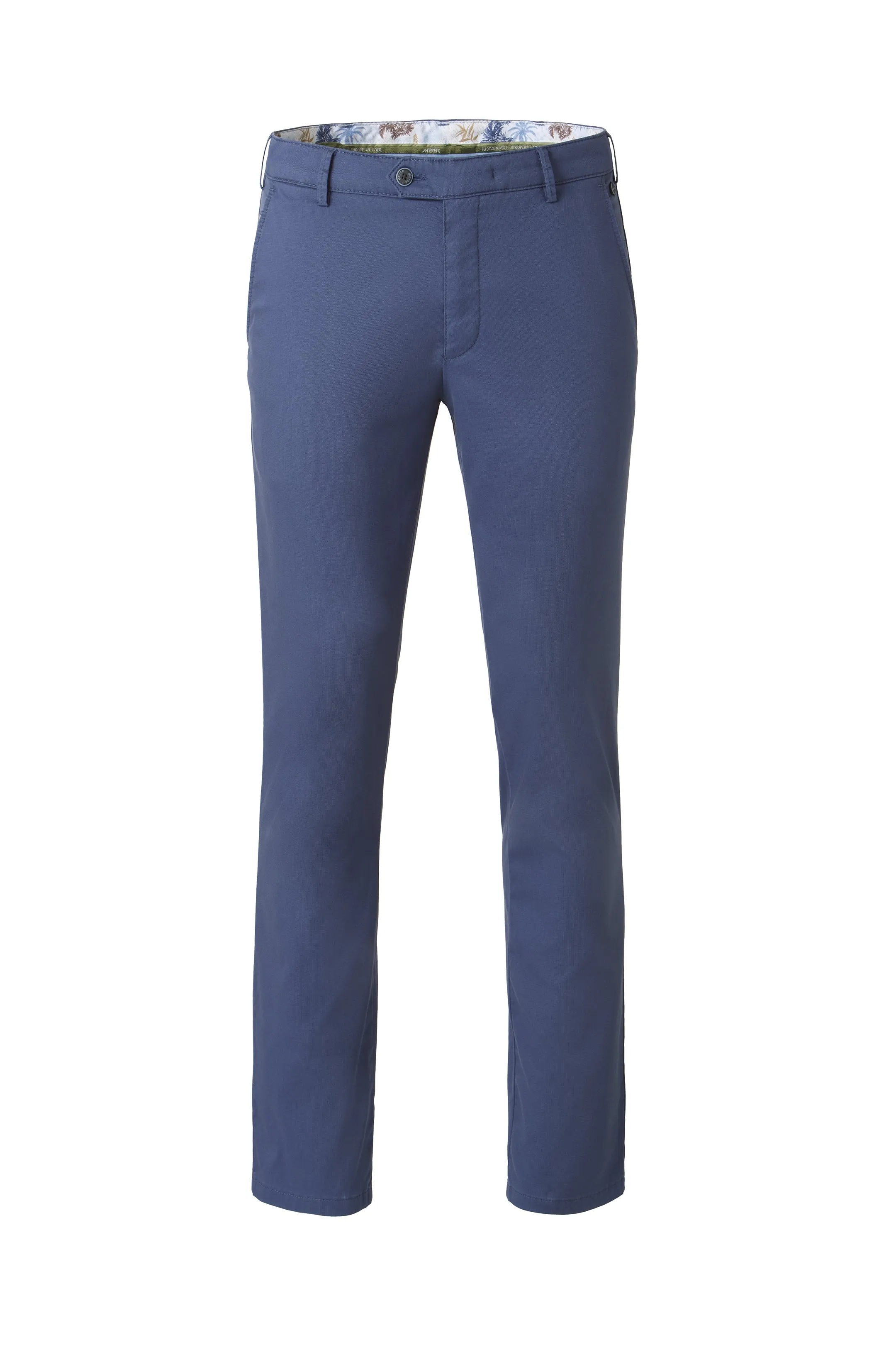MEYER Roma Trousers - 5070 Fine Cotton Chinos - Blue