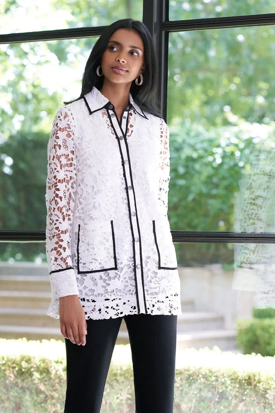 MGW-10069G BLACK&WHITE JACKET
