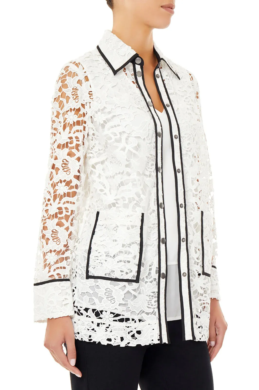 MGW-10069G BLACK&WHITE JACKET