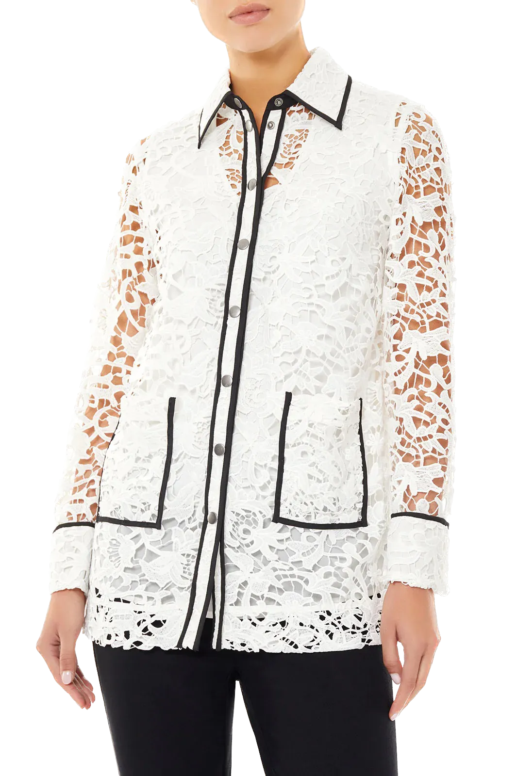 MGW-10069G BLACK&WHITE JACKET