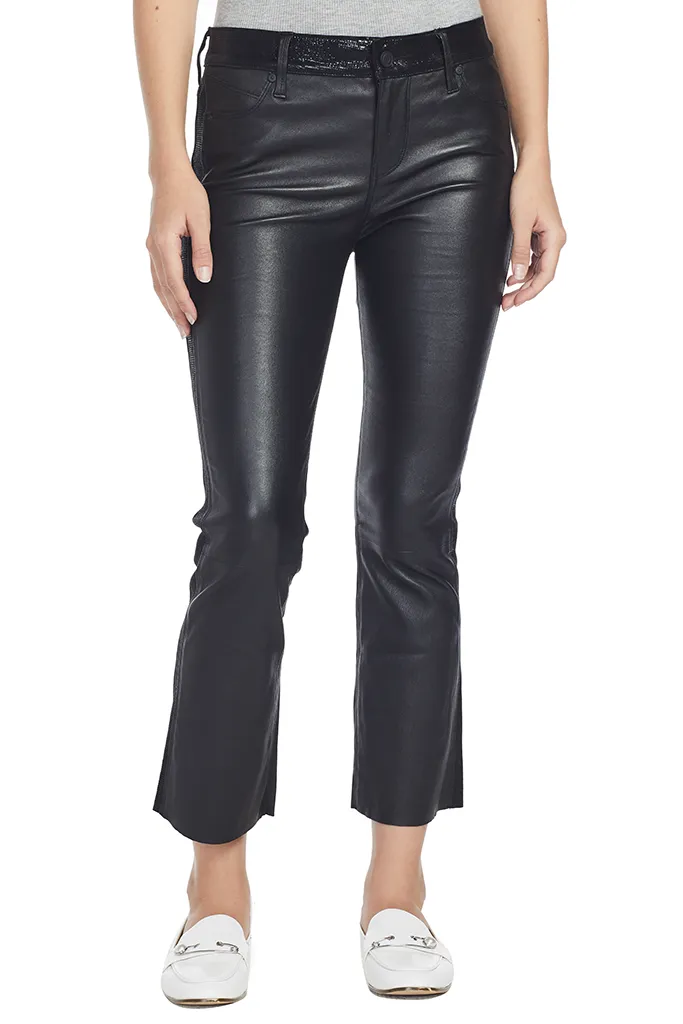 Mimi Leather Pants (Night Blackness)