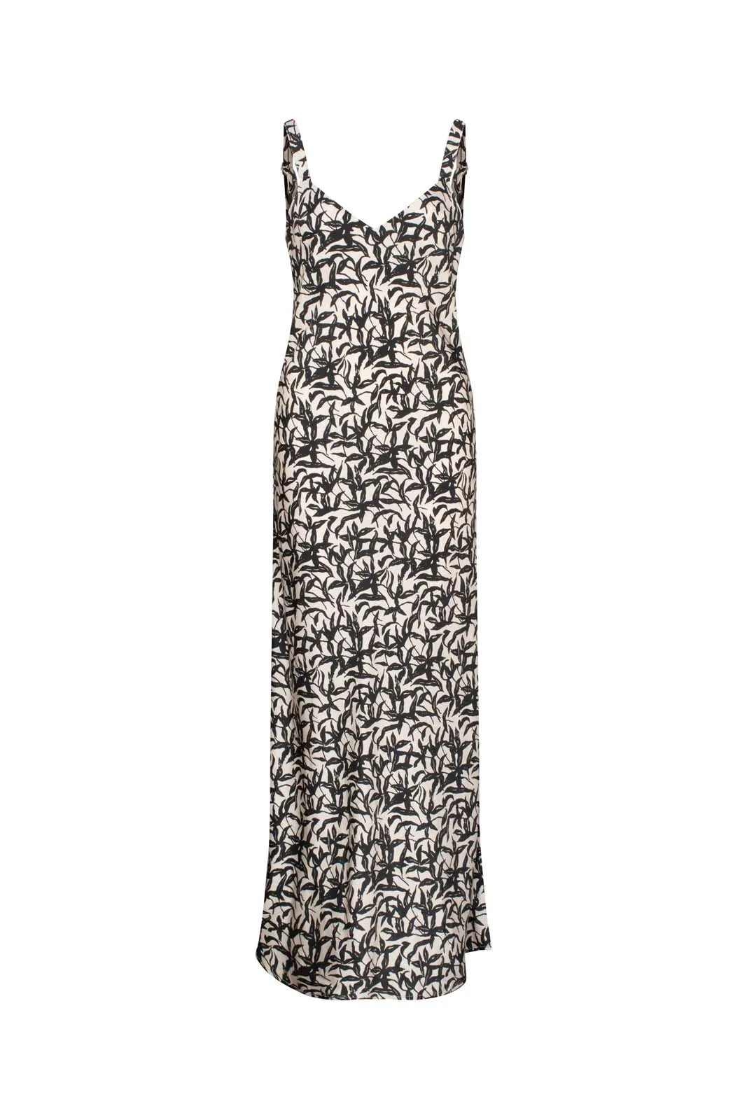 MIRABELLA SLIP DRESS- Black
