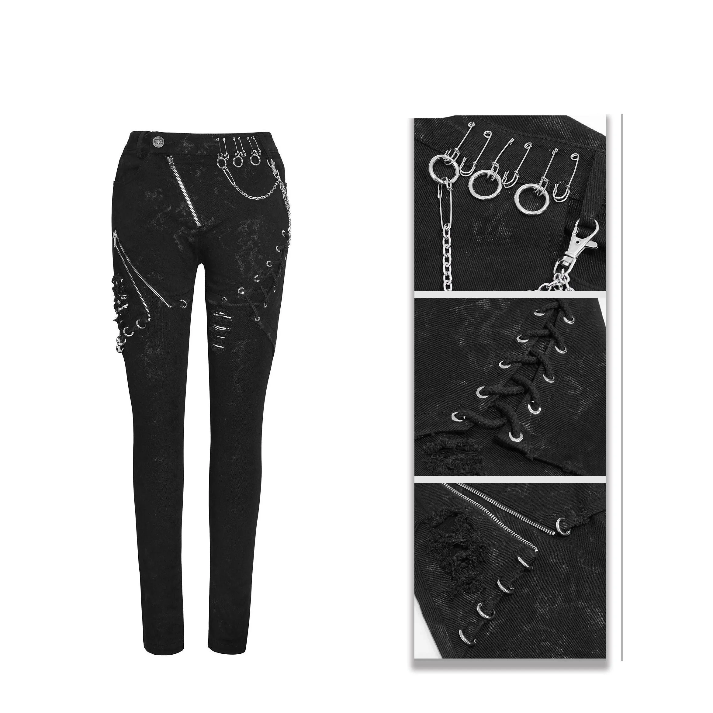 'Nana Osaki' Slim-Fit Punk Pants