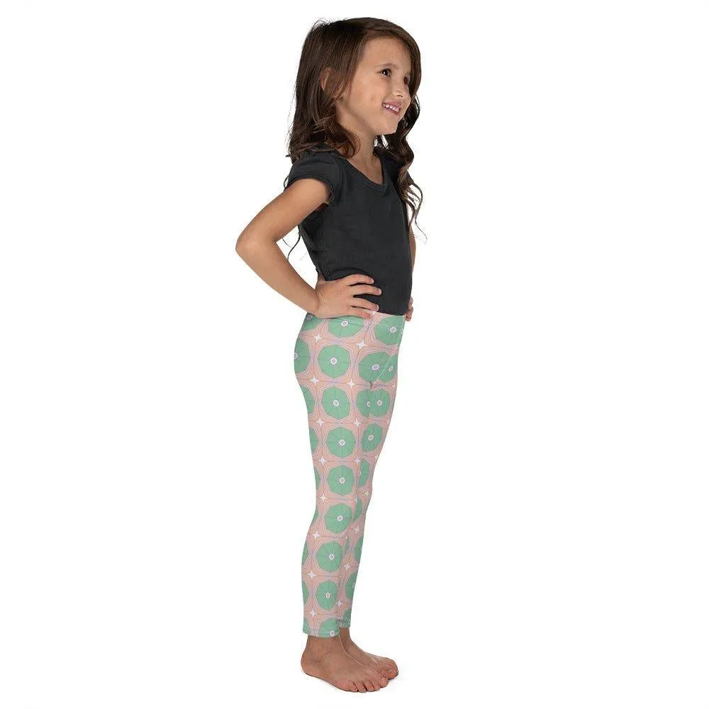 Octagon Patterned Kid's Leggings