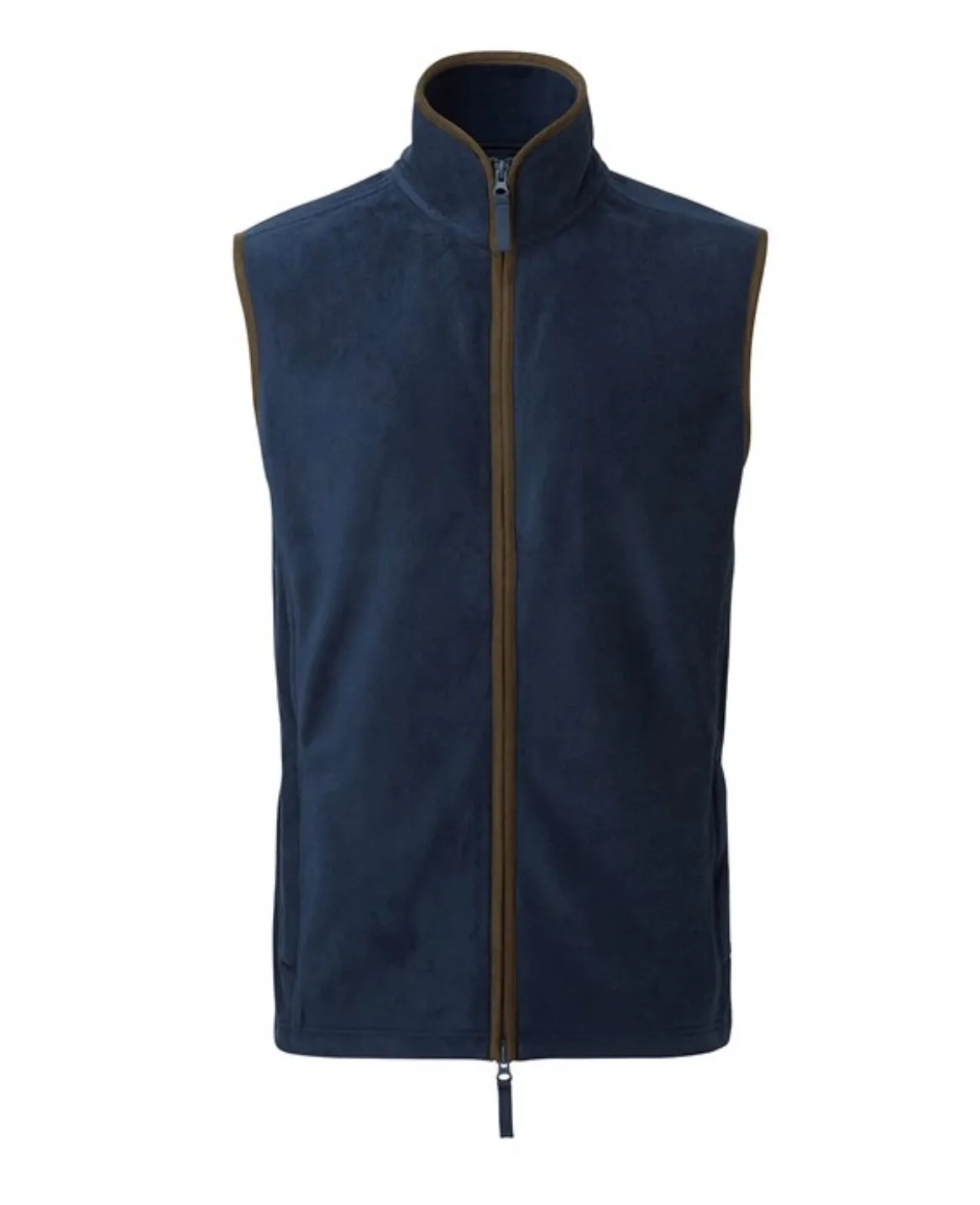 Olive n Grey Fleece Gilet