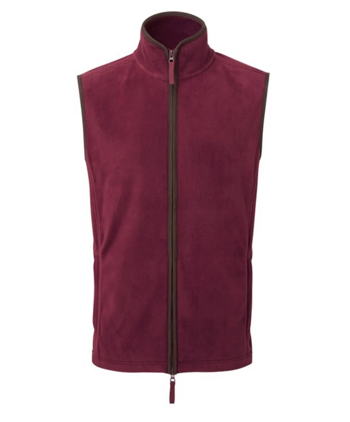 Olive n Grey Fleece Gilet