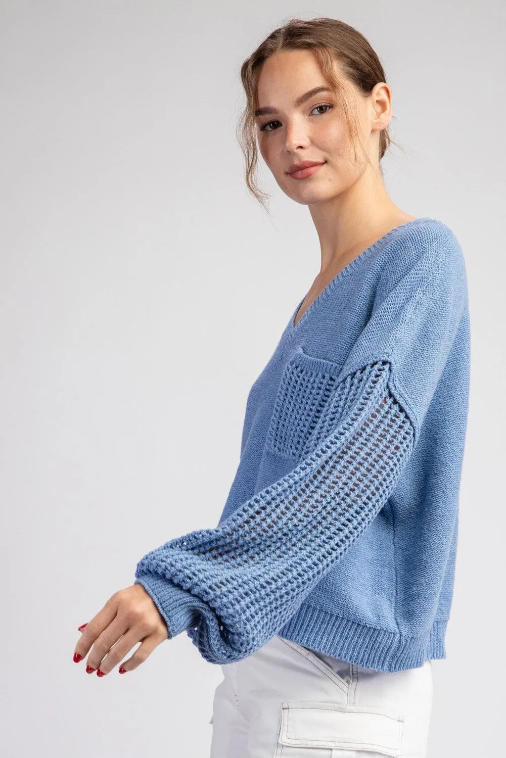 One Knit Long Sleeve Sweater