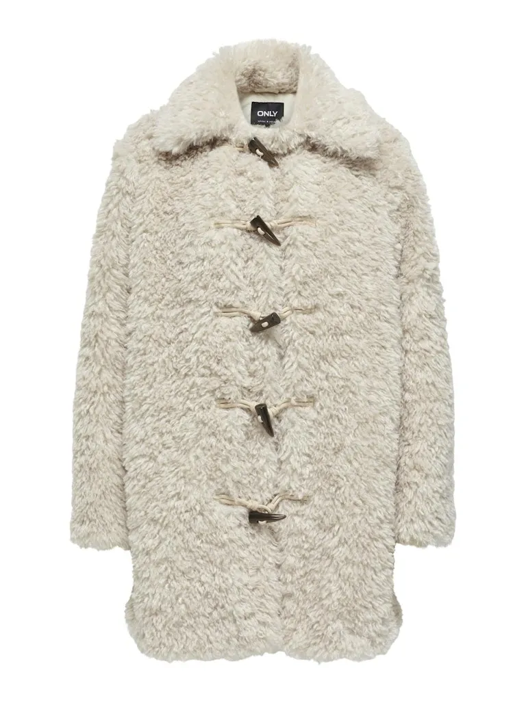 Only / Damen-Mäntel / ONLVIKI FAUX FUR DUFFLE COAT OTW