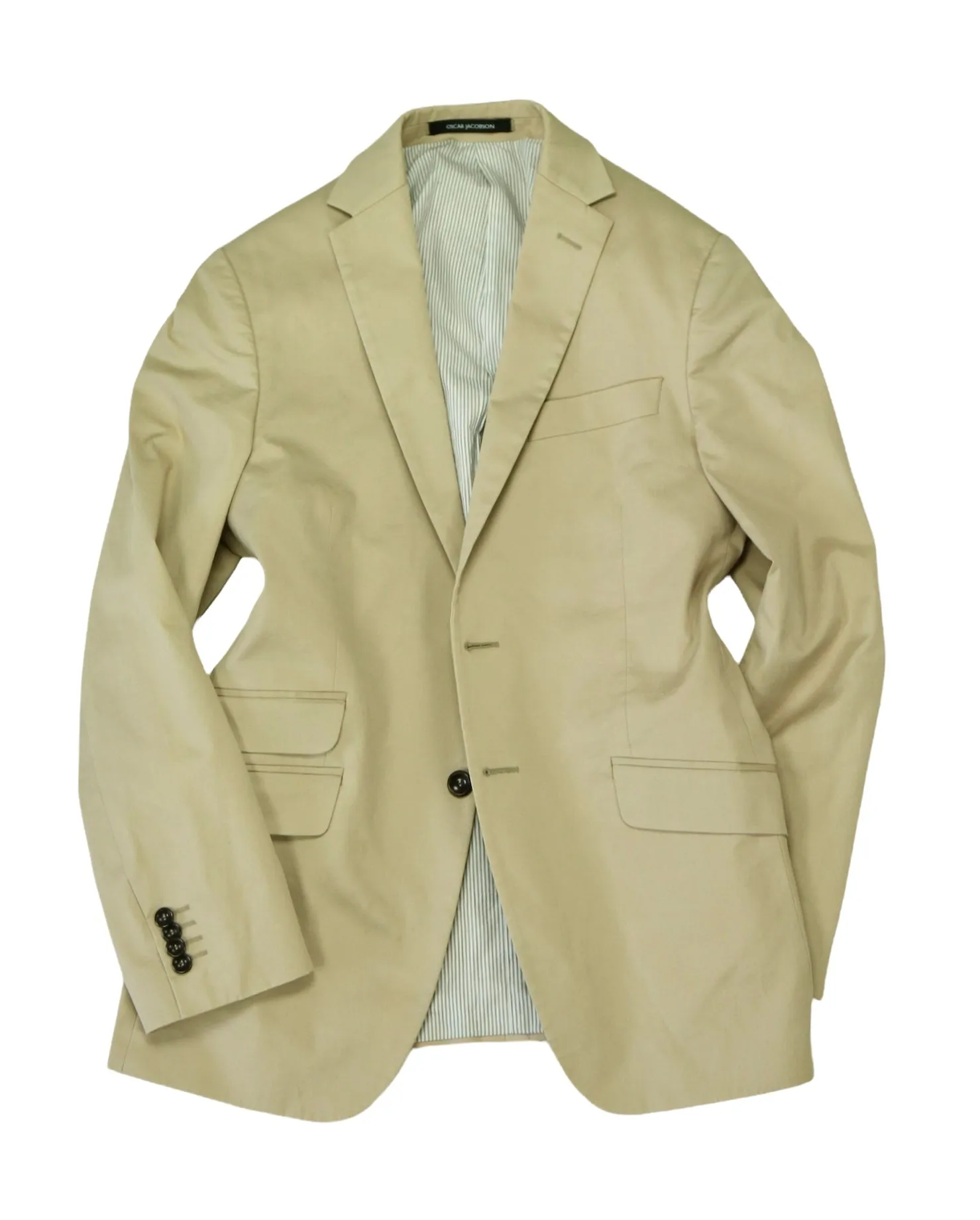 Oscar Jacobson - Beige Cotton Sports Jacket 46
