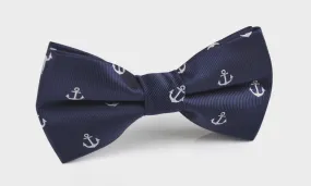 Otta the otaa navy blue anchor bow tie