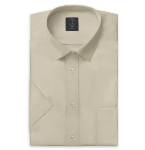 Performance Stretch - Beige - Short Sleeve
