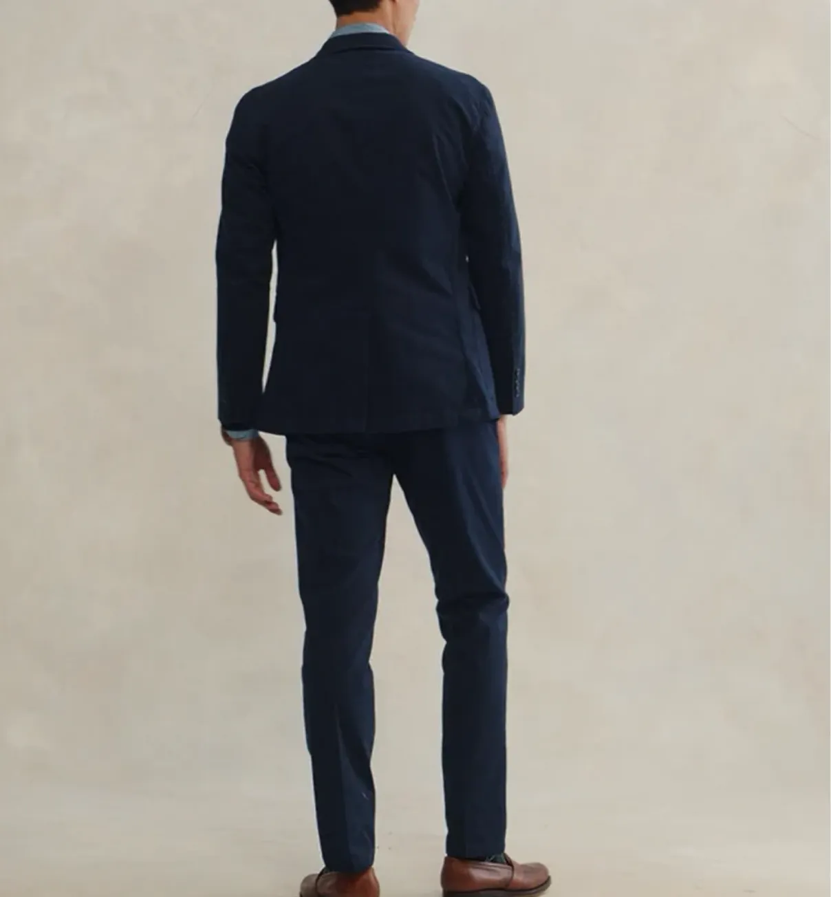Polo Ralph Lauren Mens Regualr Fit Dyed Chino Dress Pants Blue 36 x 33 Cotton