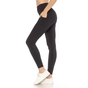 Premium Activewear Solid Black Leggings /Stuffology Boutique