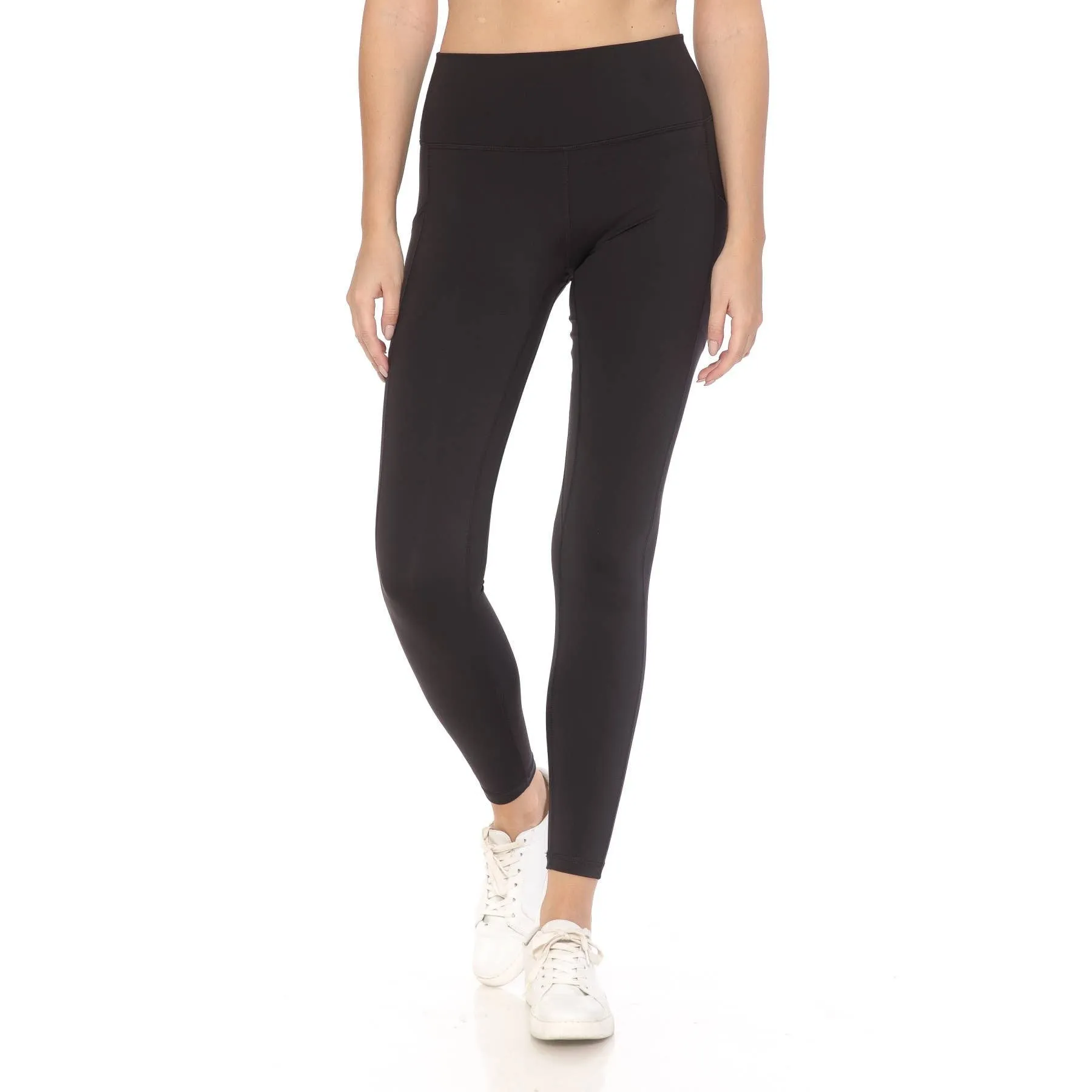 Premium Activewear Solid Black Leggings /Stuffology Boutique