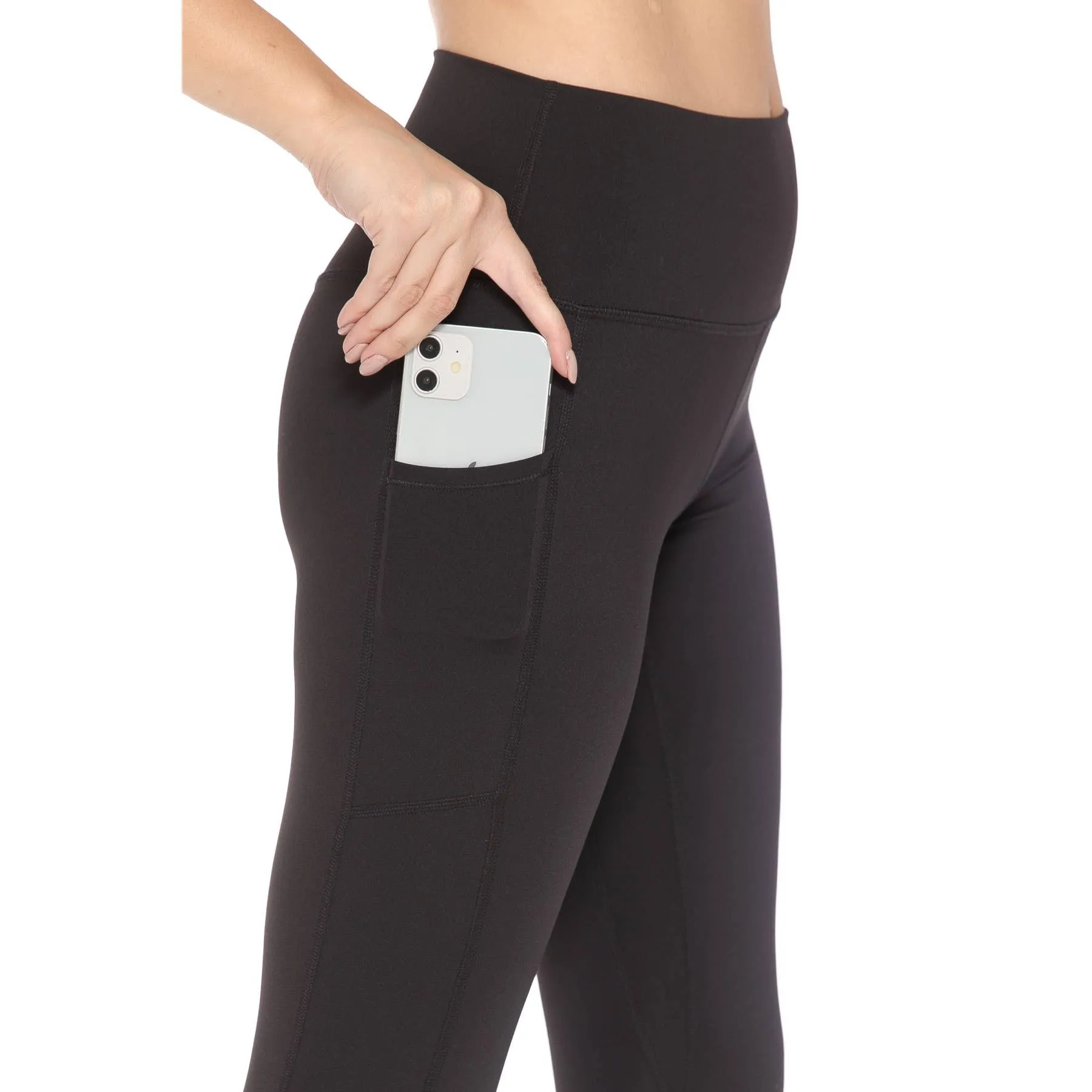 Premium Activewear Solid Black Leggings /Stuffology Boutique