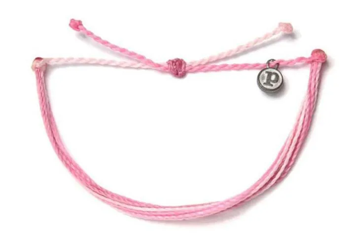 Pura Vida Boarding 4 Breast Cancer Charity Bracelet