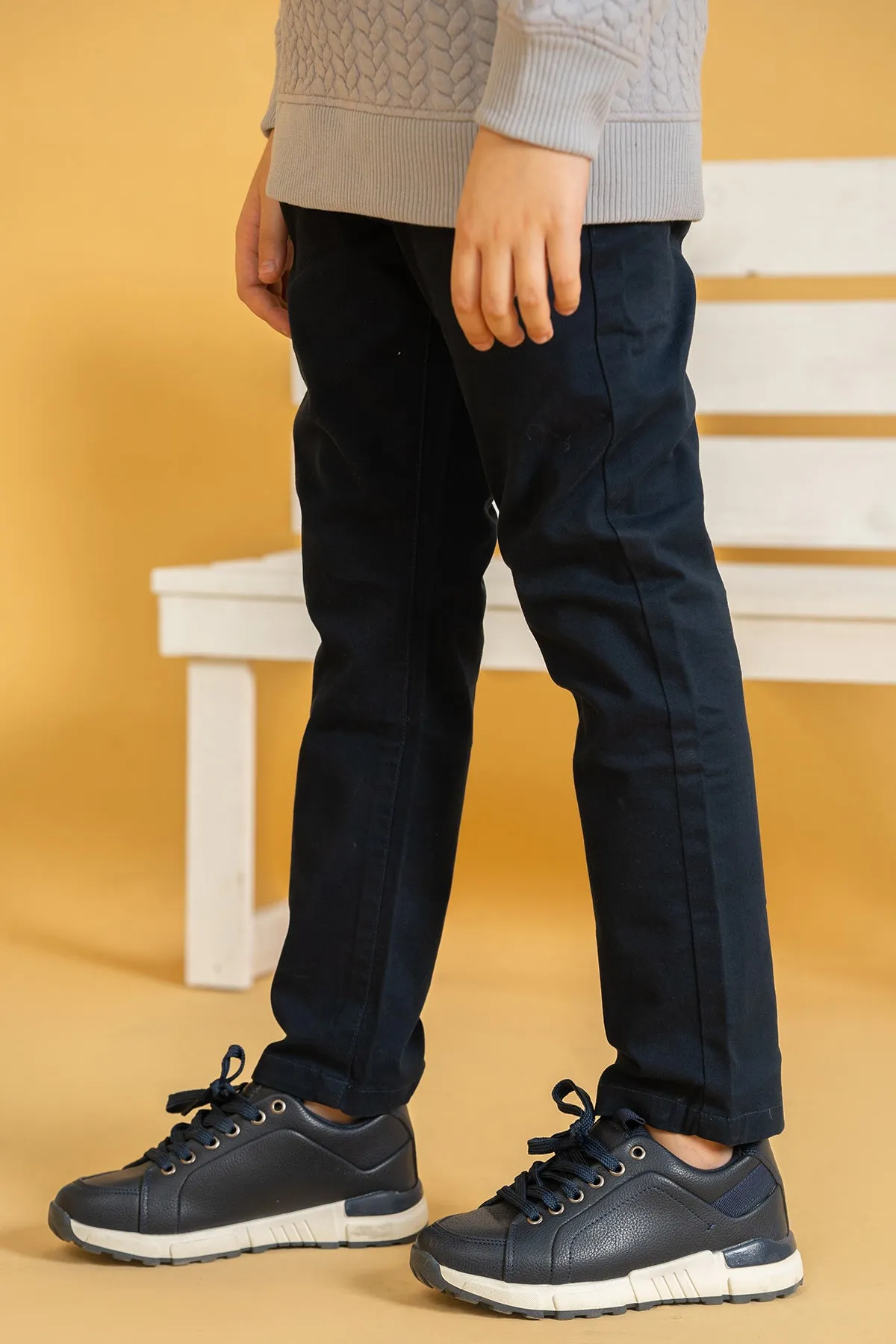 "RAMI" Twill Straight Pant