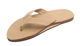 Rainbow Mens Single Layer Thick Strap Sandal