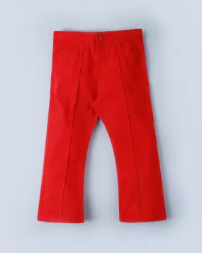 Red Flared Pants