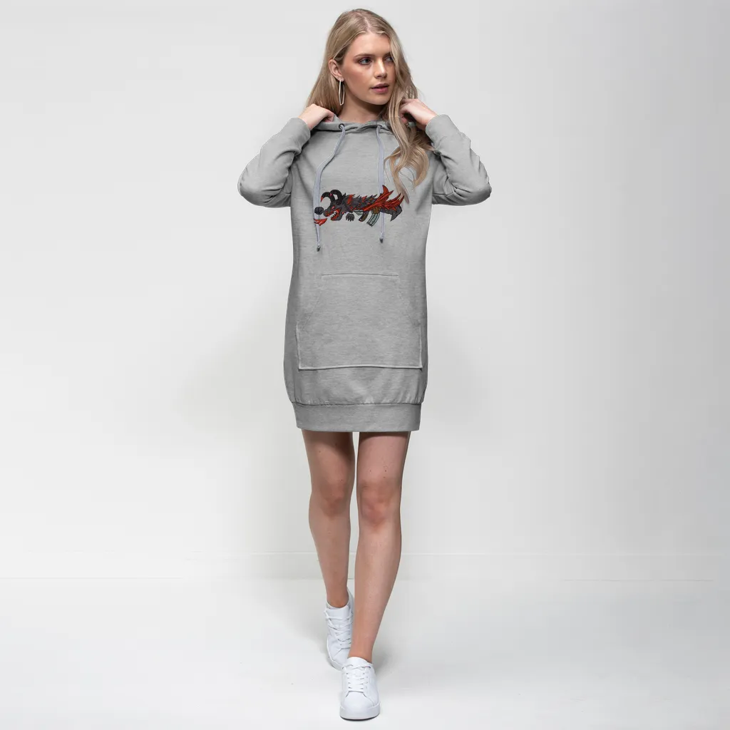 RedDragonGun Premium Adult Hoodie Dress
