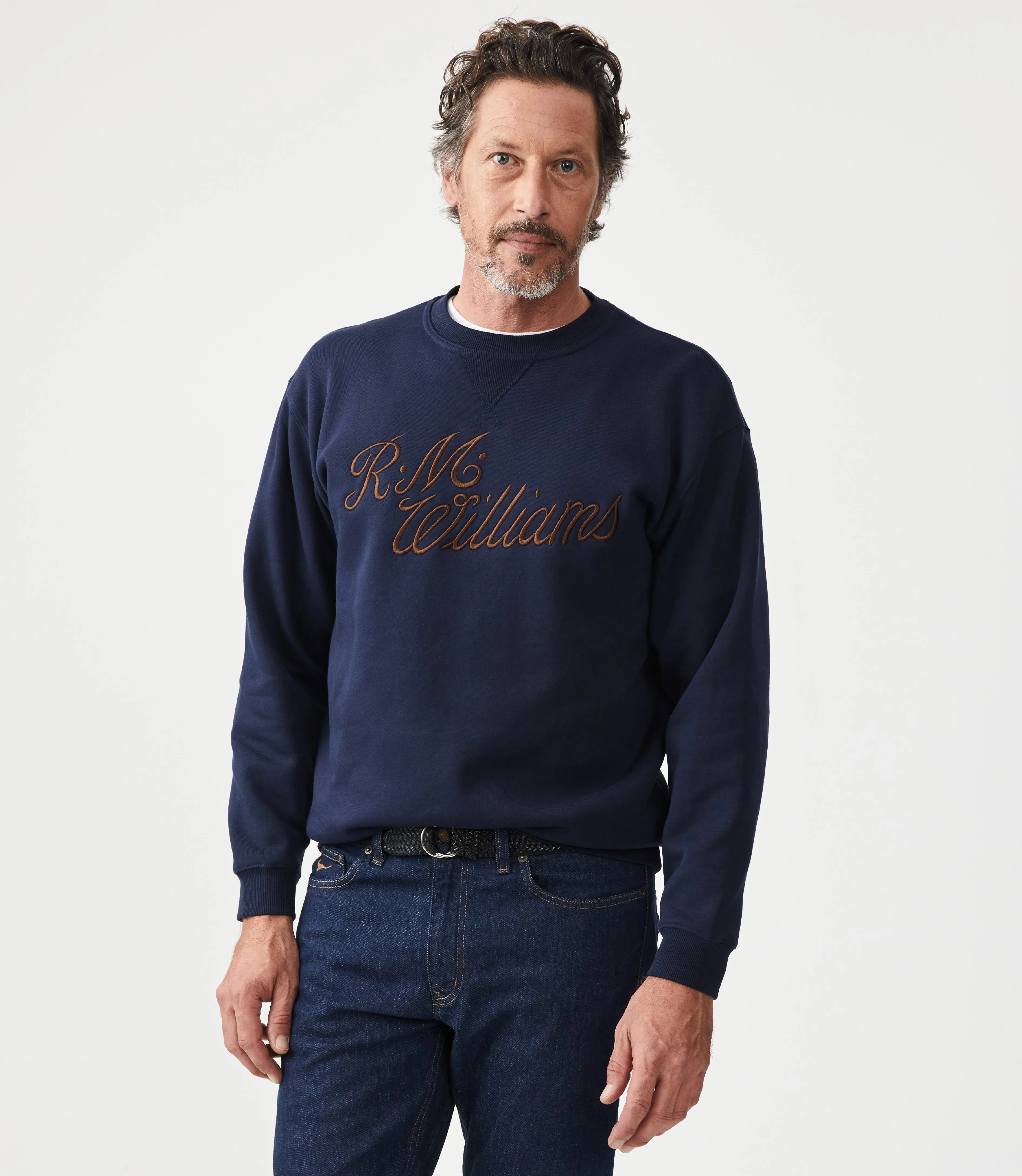 R.M.W. Script Crew - Navy/Brown