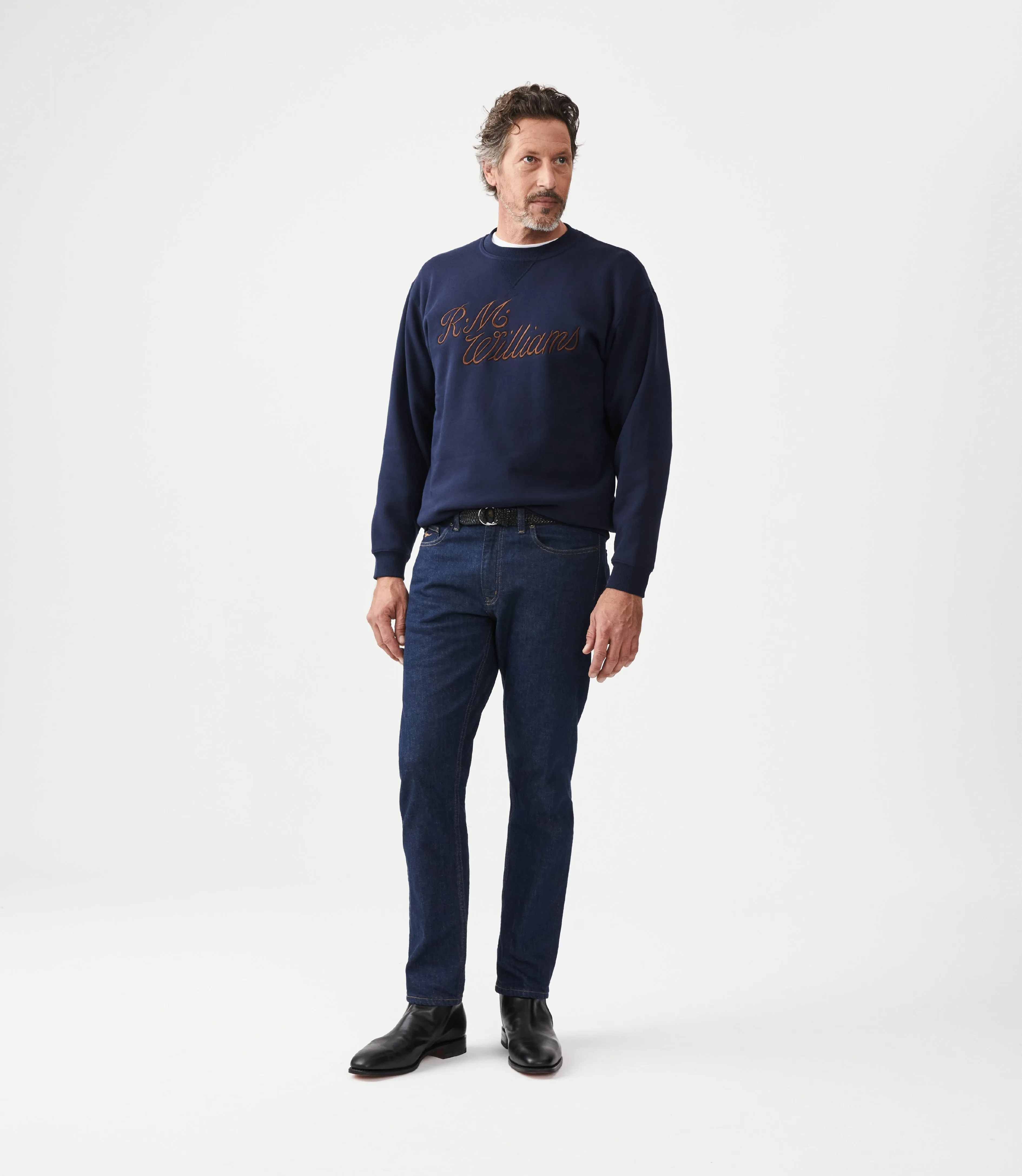 R.M.W. Script Crew - Navy/Brown