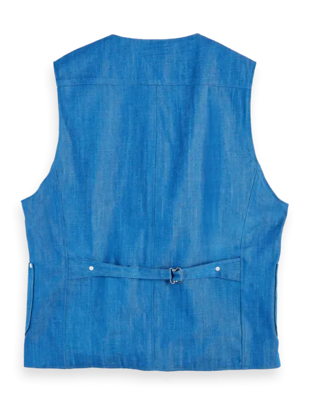 Scotch and Soda Denim Gilet - Aqua