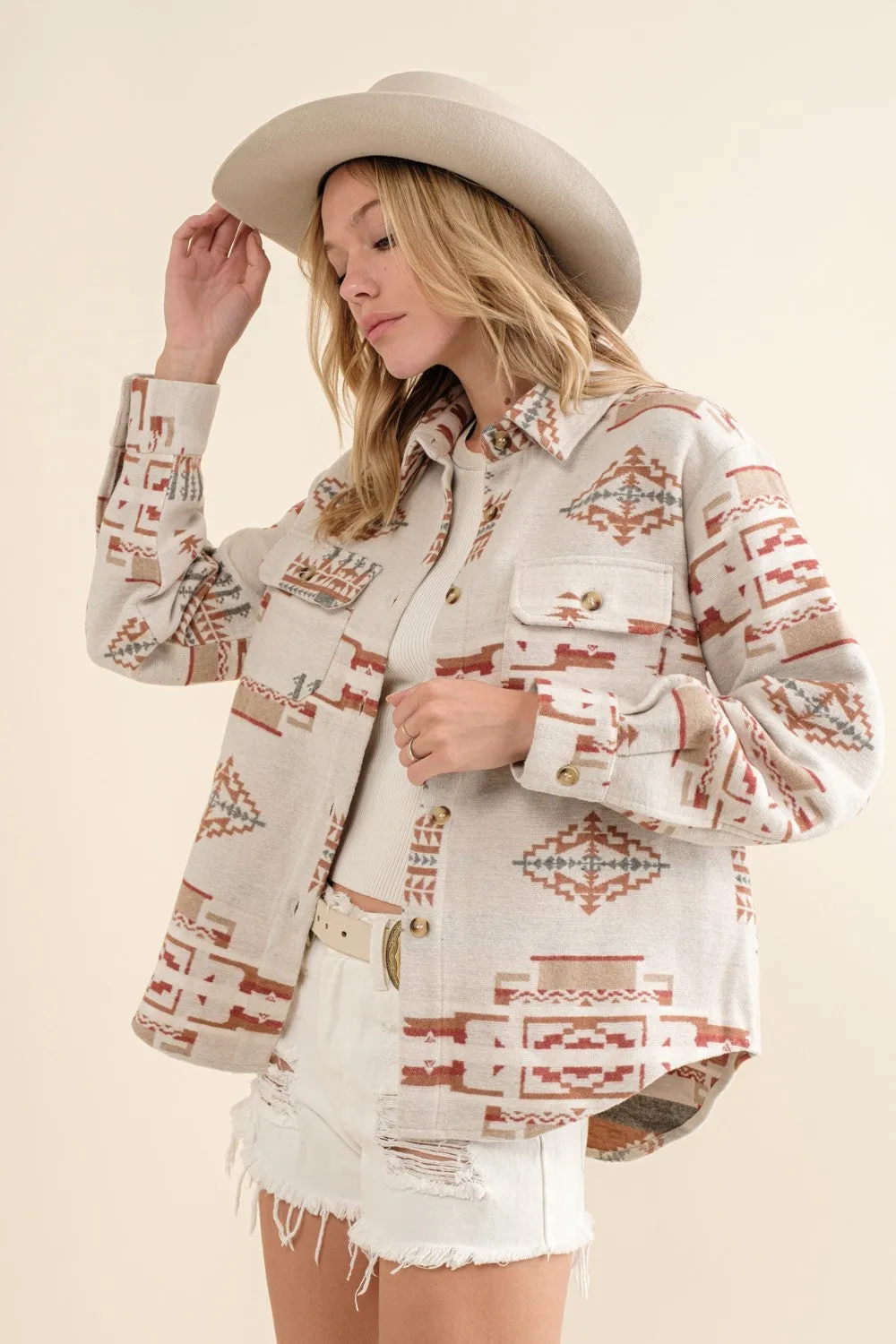 Shania Aztec Shacket