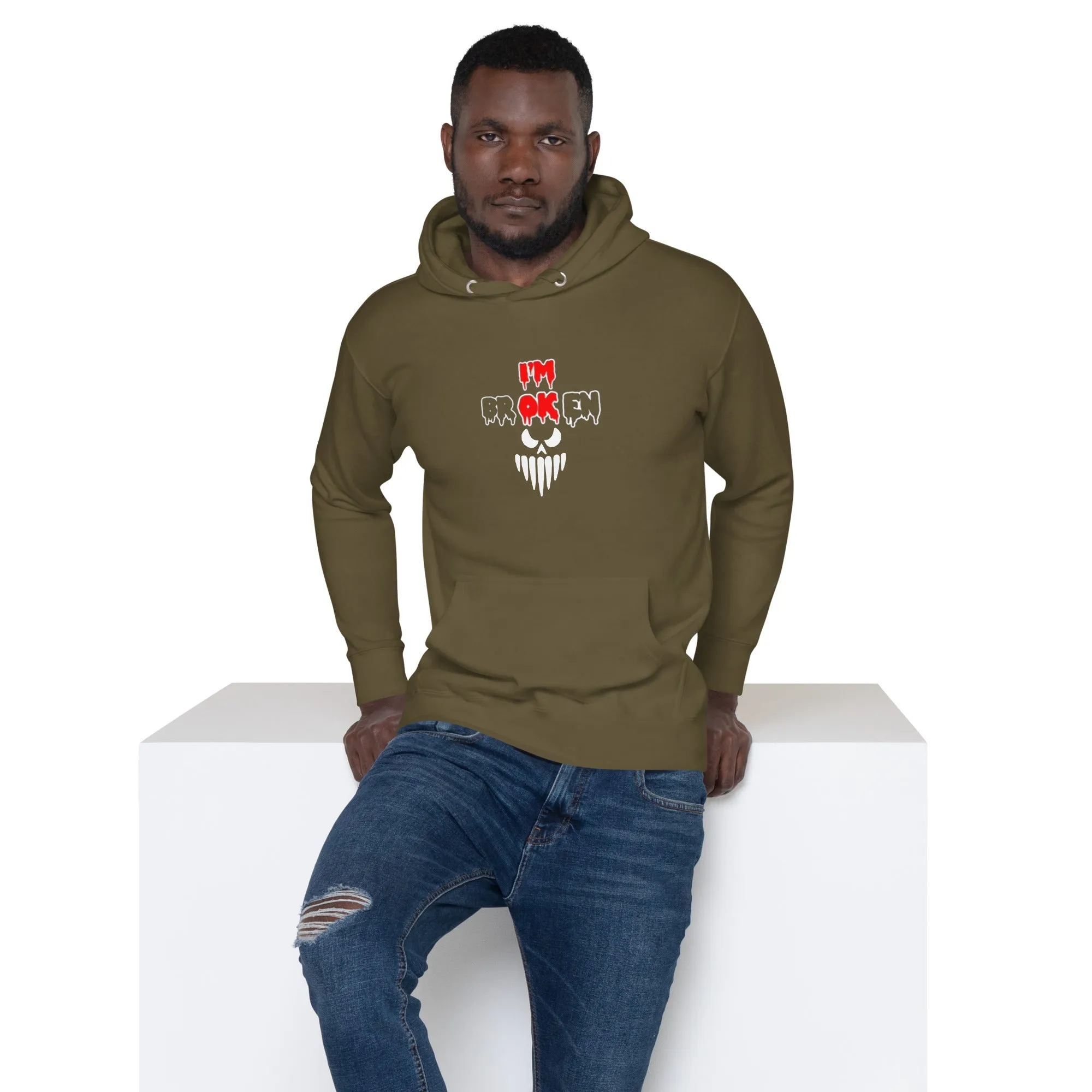 Shoreline Offroad I'm Broken 3-Panel Hoodie