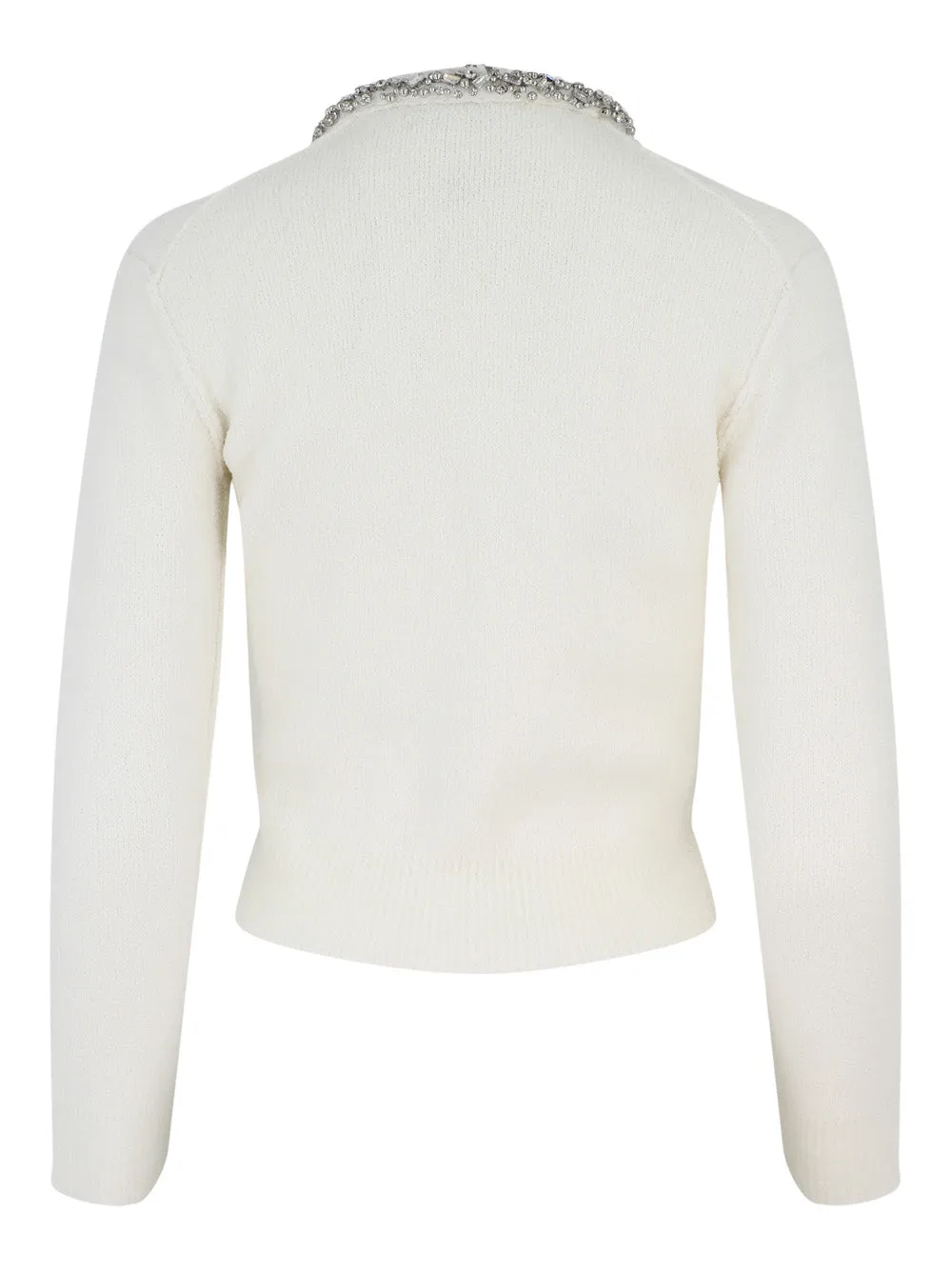 Simkhai Lieghton Boucle Cardigan in Ivory