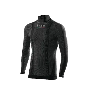 SIX2 Youth Carbon Underwear Long-Sleeve Turtleneck Jersey