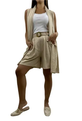 Soft And Flowy Long Gilet One Size Made In Italy