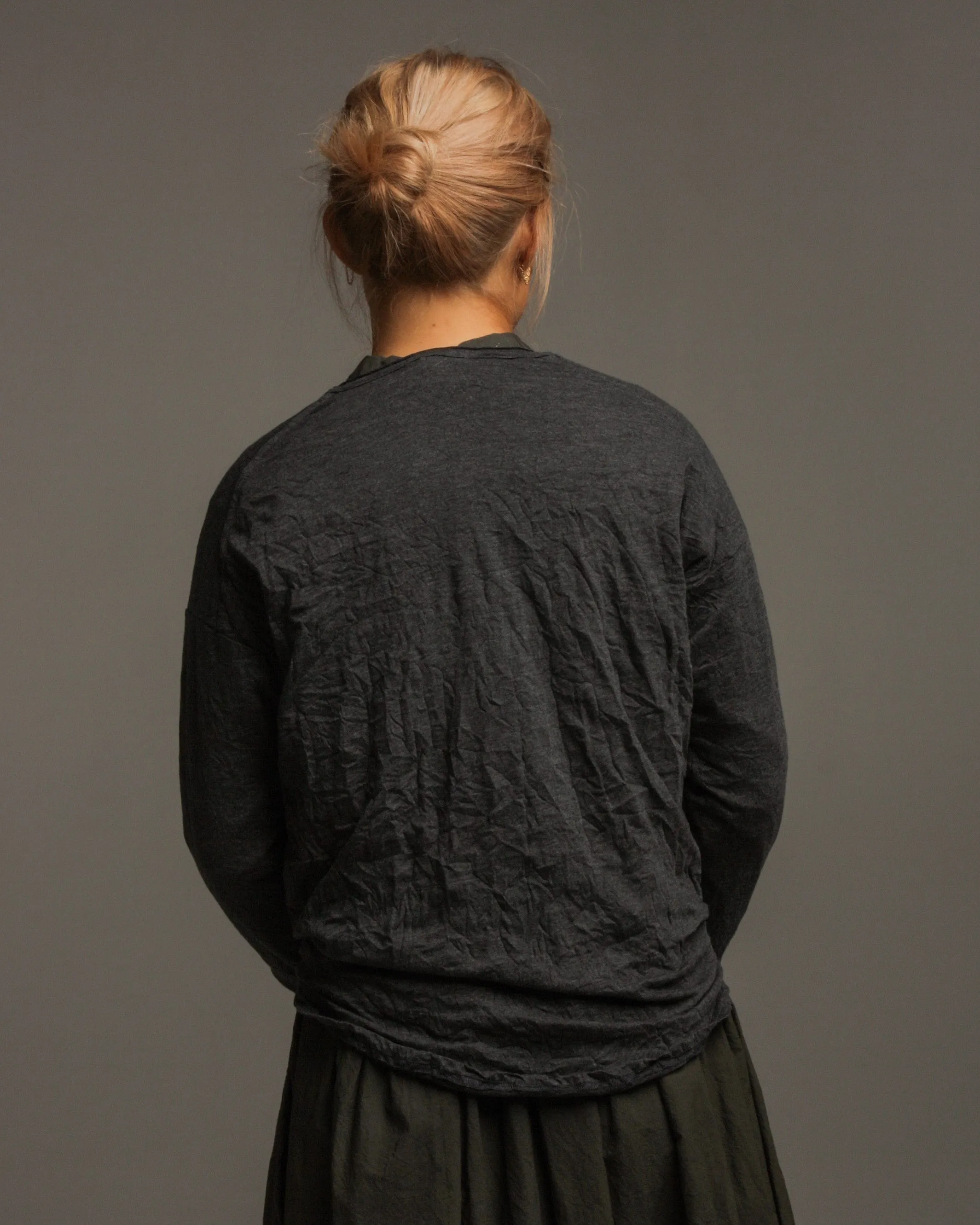 Stone Cotton Knit Pullover