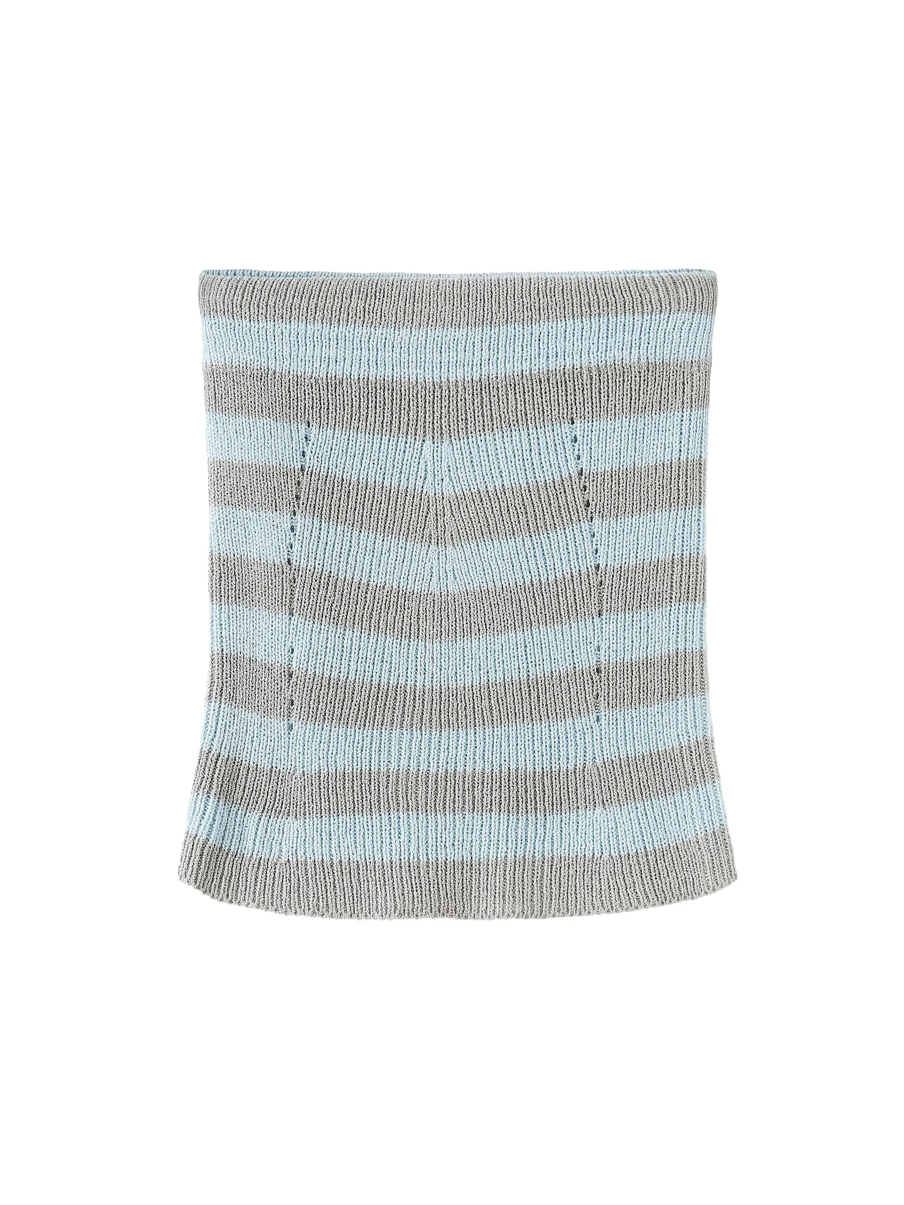 Strapless Striped Knit Top