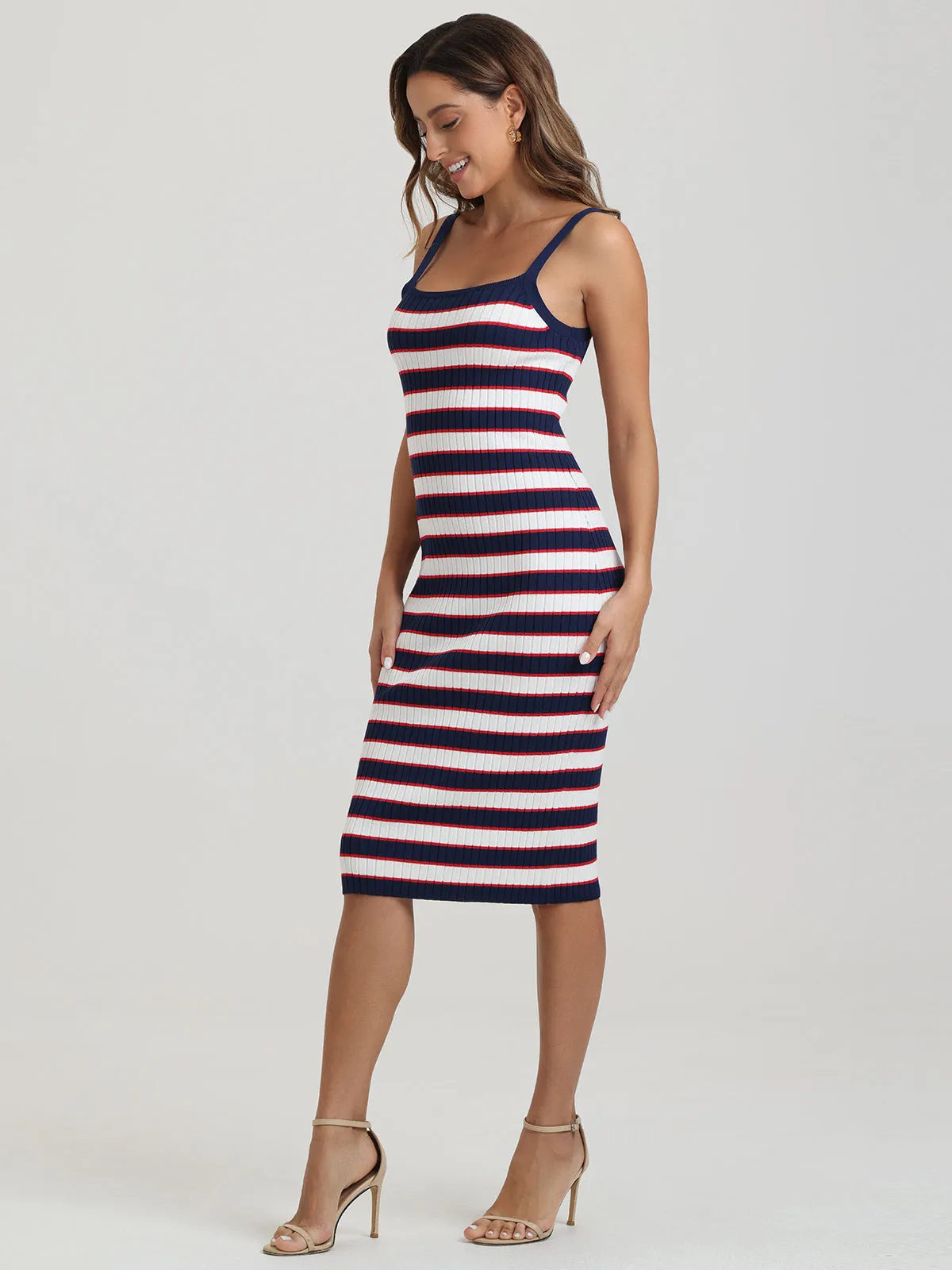 Stripe Slip Dress