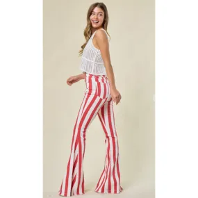 Striped Kentucky Bell-bottoms
