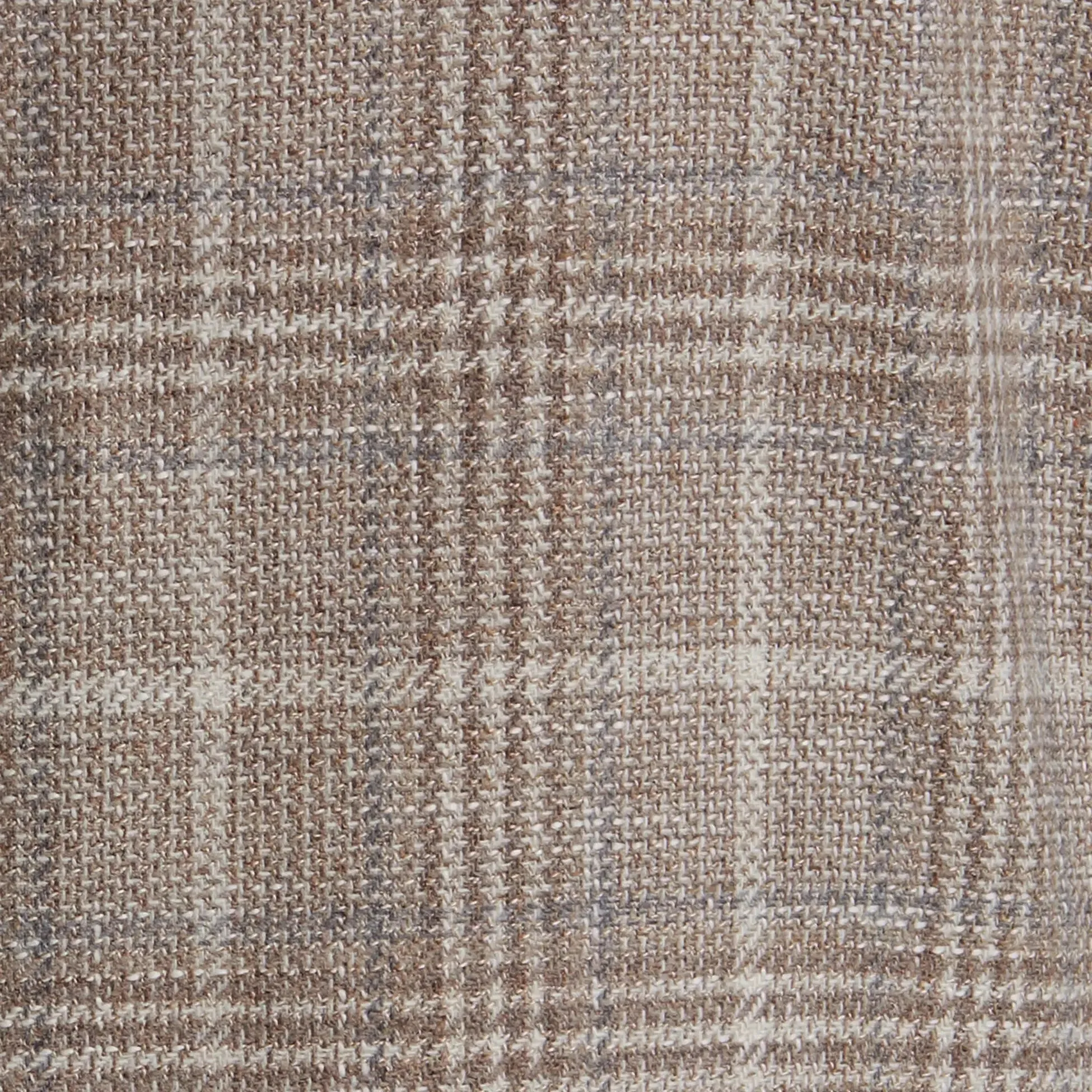Taupe Prince-of-Wales Cotton-Wool McAllen Contemporary Fit Sport Jacket - Jack Victor 1913