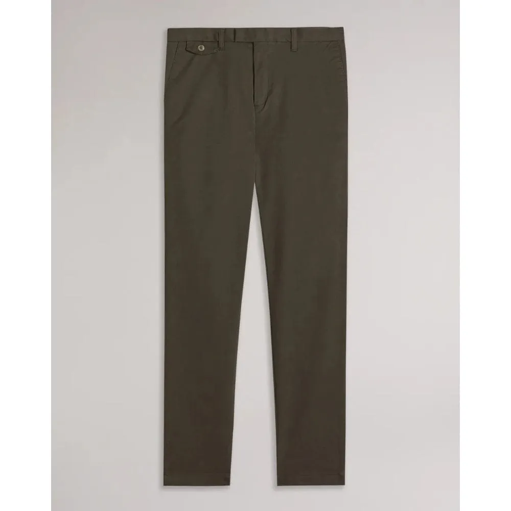 Ted Baker Genay Slim Chinos in Khaki