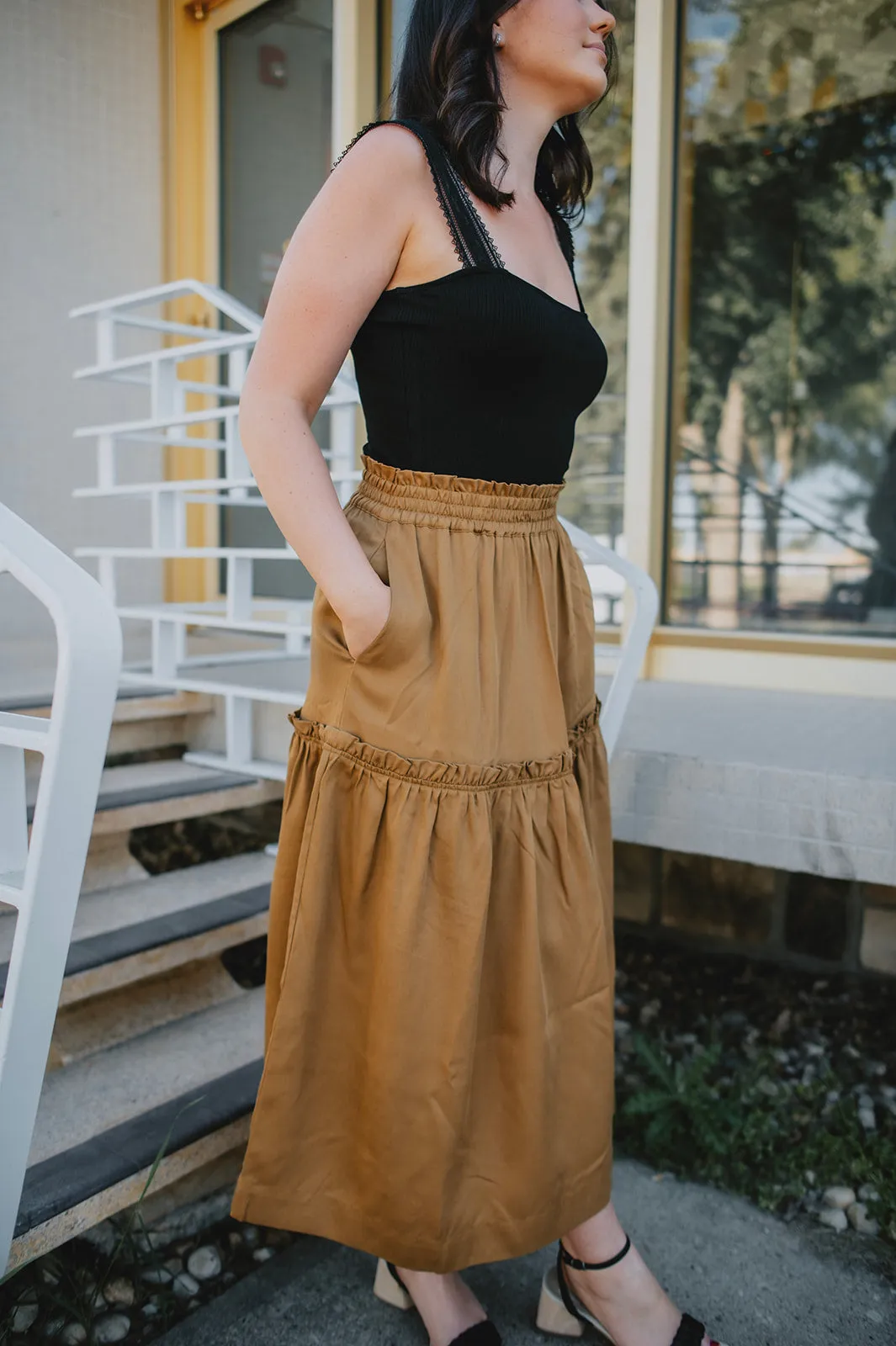 The Sade Tank Top by Heartloom - Black