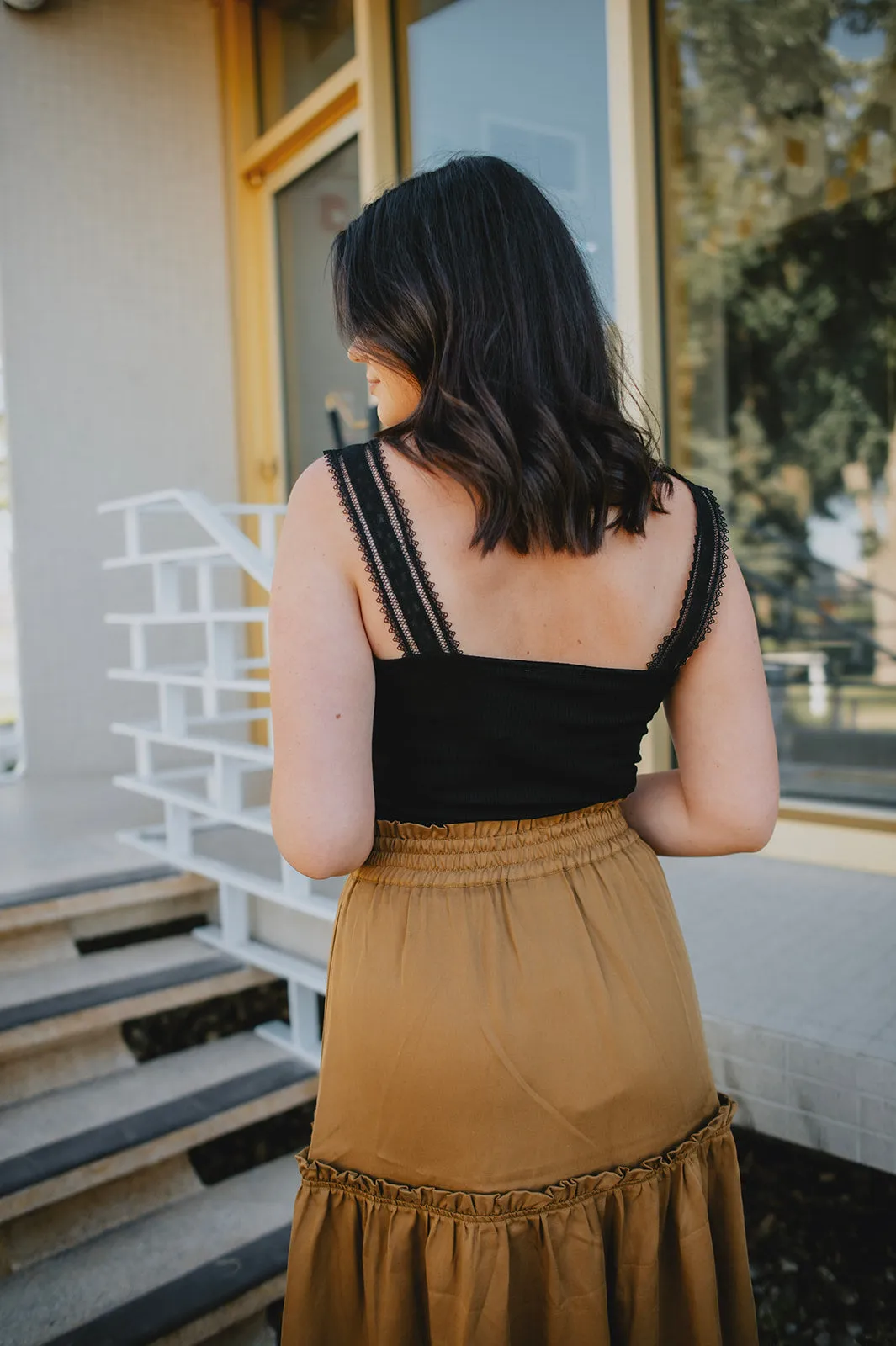 The Sade Tank Top by Heartloom - Black