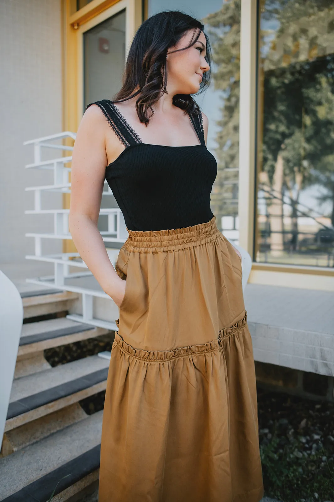 The Sade Tank Top by Heartloom - Black