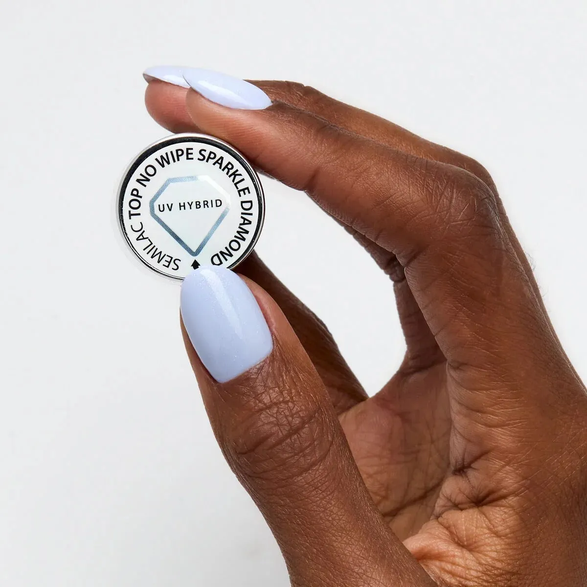 Top No Wipe SPARKLE DIAMOND - Soak Off Gel / Hybrid Nail Polish