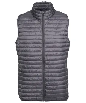 Tribe fineline padded gilet | Steel