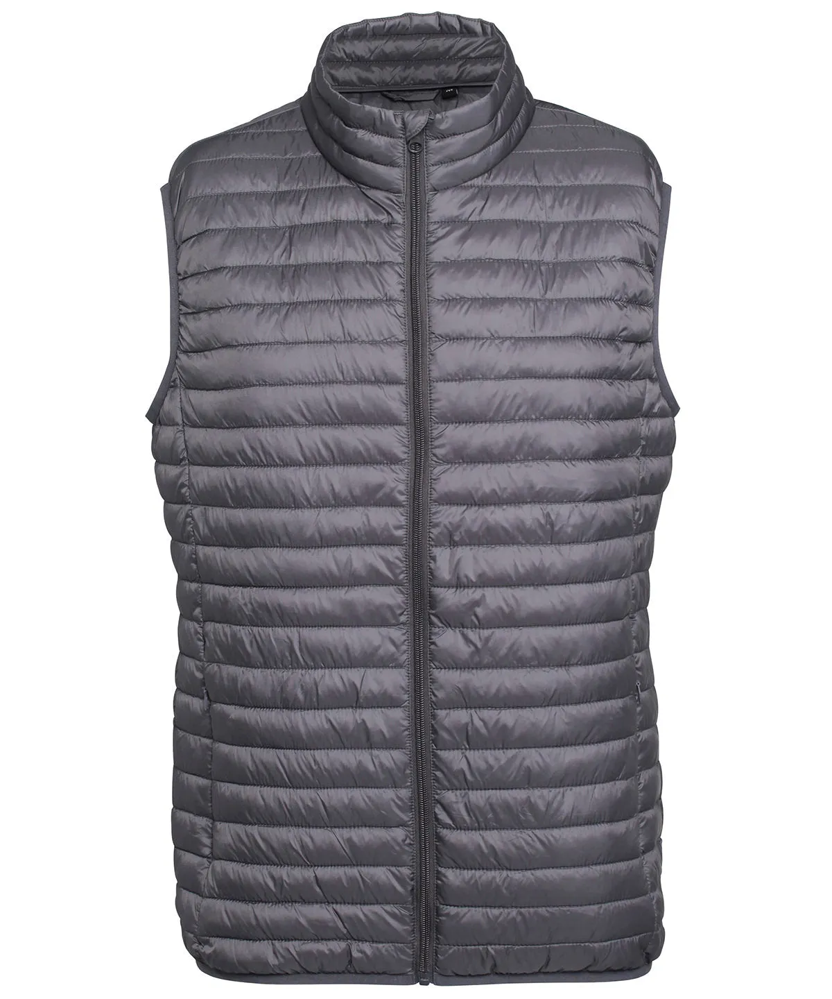 Tribe fineline padded gilet | Steel