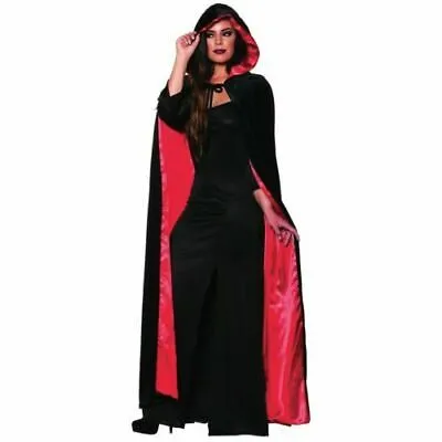 Velvet Hooded Cape w/ Lining (Adult)