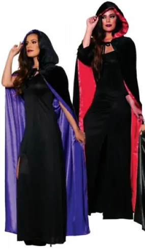 Velvet Hooded Cape w/ Lining (Adult)