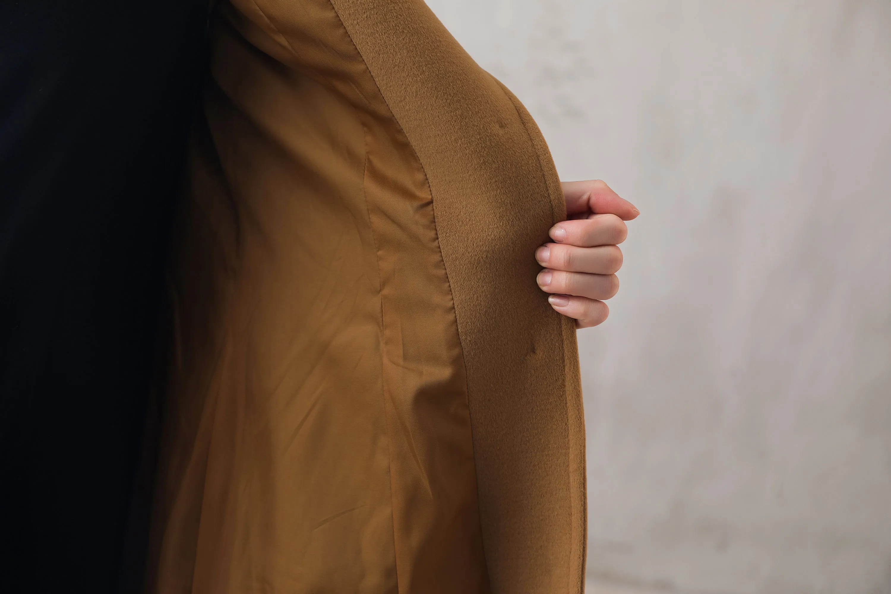 Warm winter outwear, Handmade coat,Brown wool coat 310501