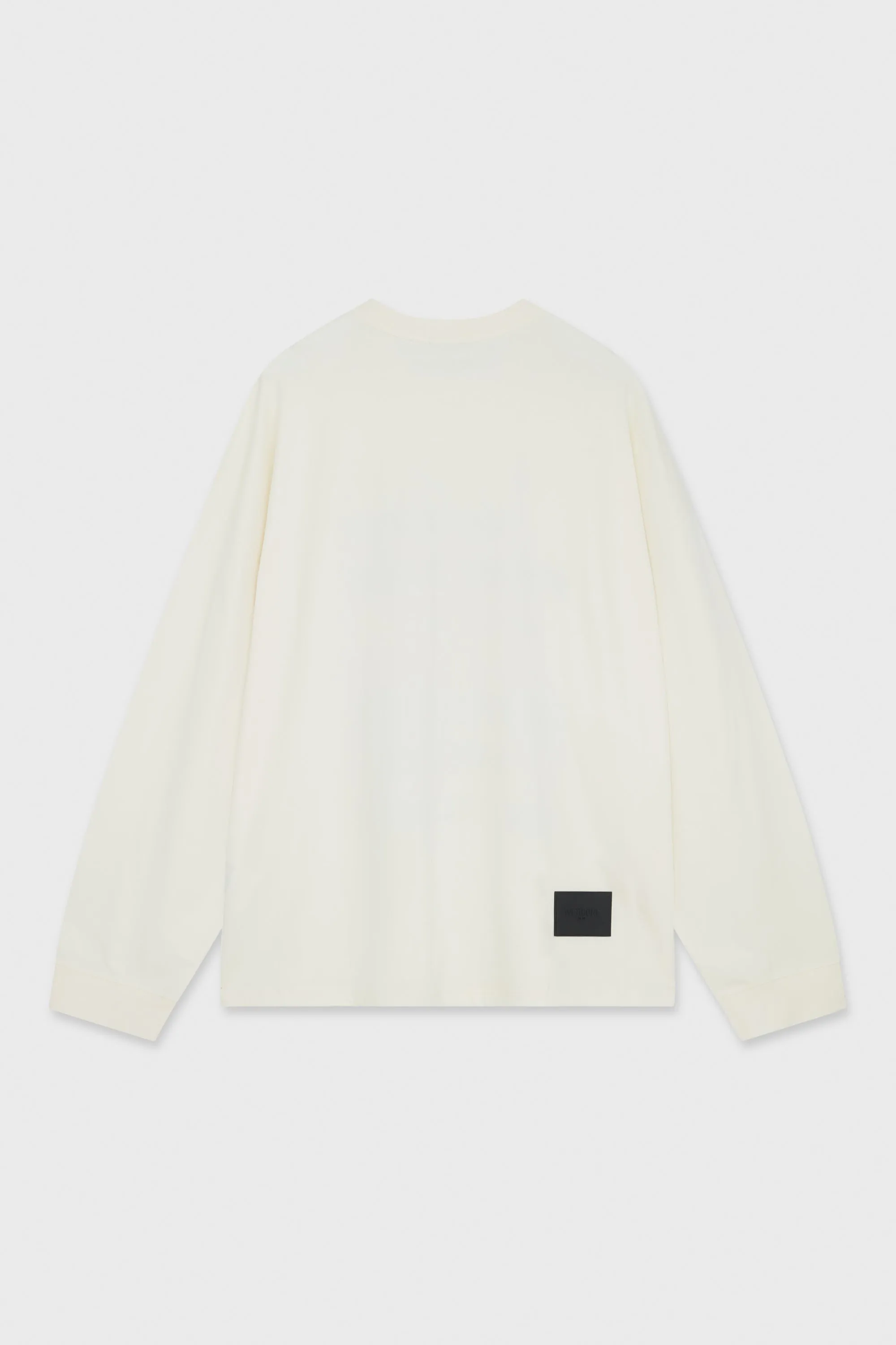 WHITE MULTI LOGO LONG-SLEEVED T-SHIRT